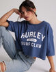 HURLEY Surf Club Womens Boyfriend Crop Tee image number 1