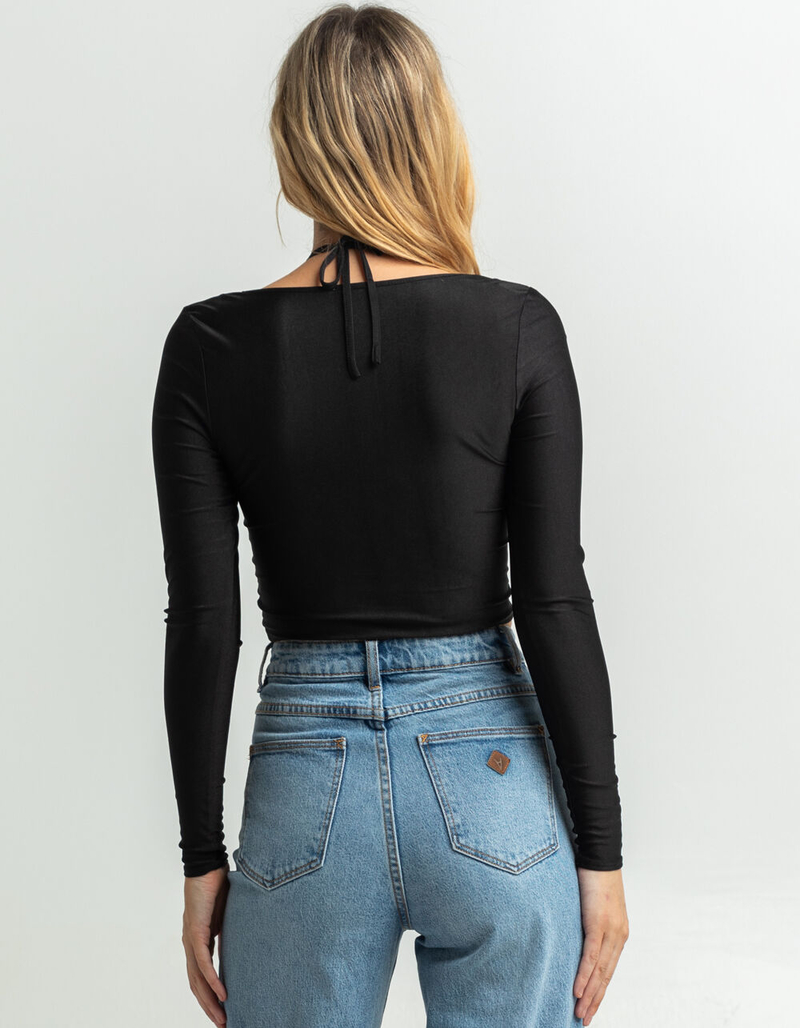 WEST OF MELROSE Womens Halter Top image number 2