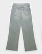 RSQ Girls High Rise Tinted Wide Leg Jeans image number 3