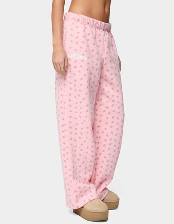 EDIKTED Flower Power Sweatpants Alternative Image