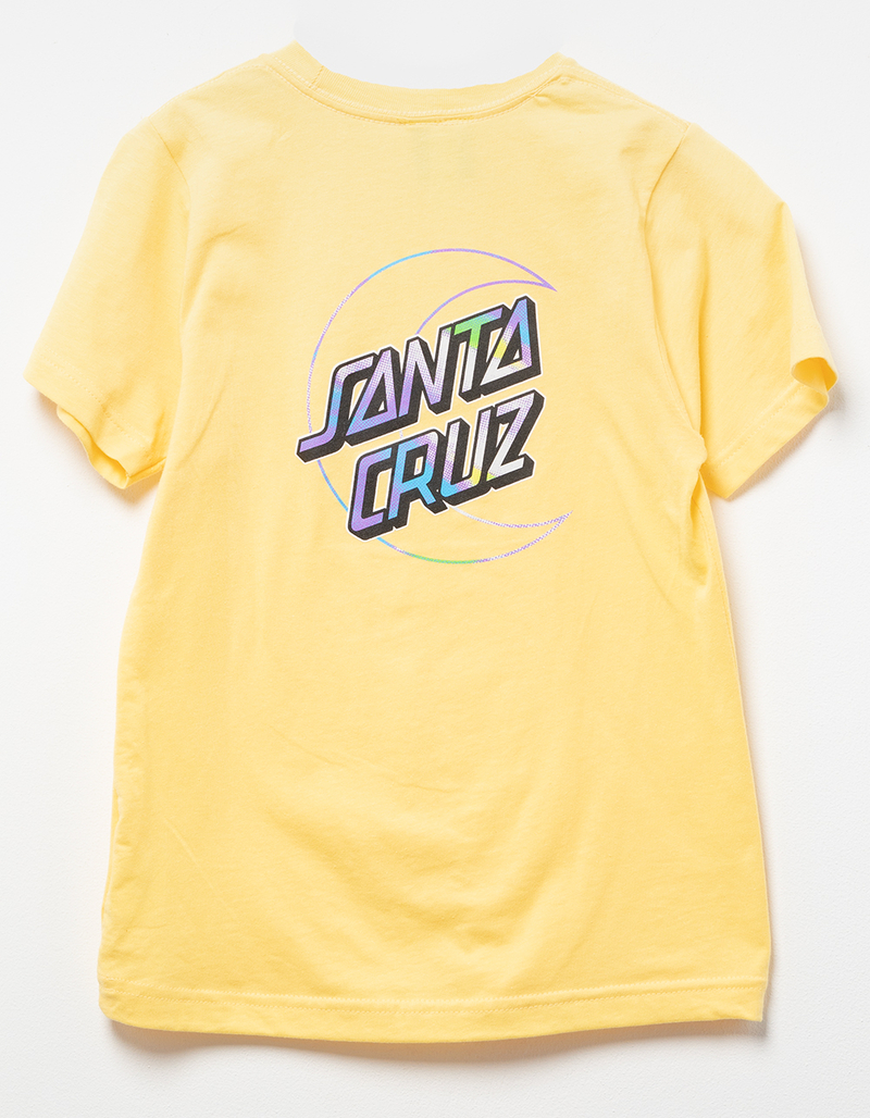 SANTA CRUZ Holo Moon Dot Girls Tee YELLOW Tillys