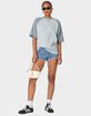 EDIKTED Oversized Raglan Waffle Tee image number 2