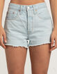 LEVI'S 501 High Rise Womens Denim Shorts - Ojai Lake image number 2