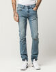 RSQ London Mens Skinny Ripped Jeans image number 1