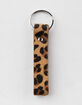 Leopard Leather Keychain image number 1