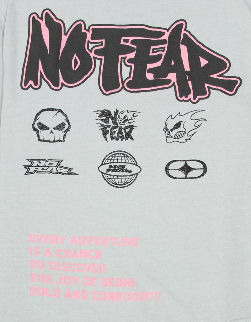 NO FEAR Eyes Boys Tee - LIGHT GRAY