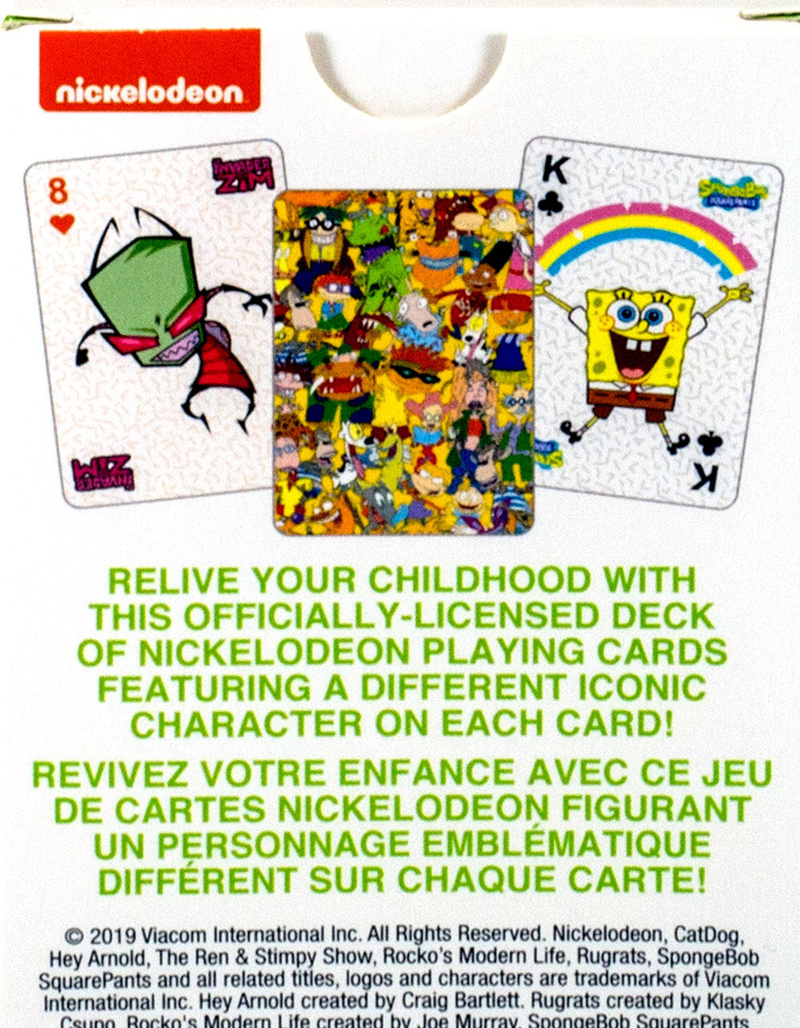 Nickelodeon Playing Cards image number 1