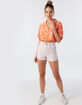 O'NEILL Ophelia Womens Button Up Crop Top image number 5
