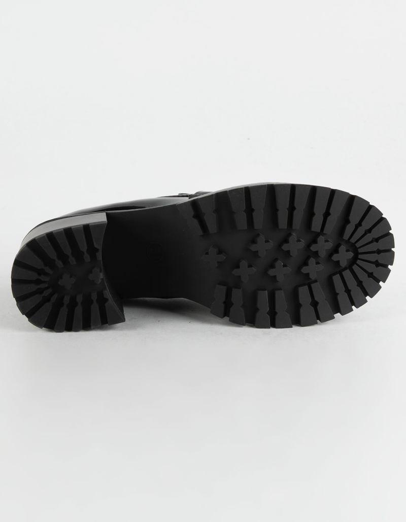 MIA Dalilah Womens Patent Loafer Shoes image number 2