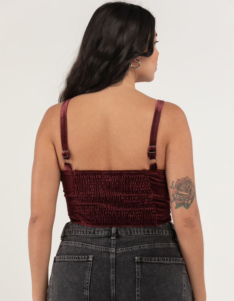 FULL TILT Solid Textured Bustier image number 2