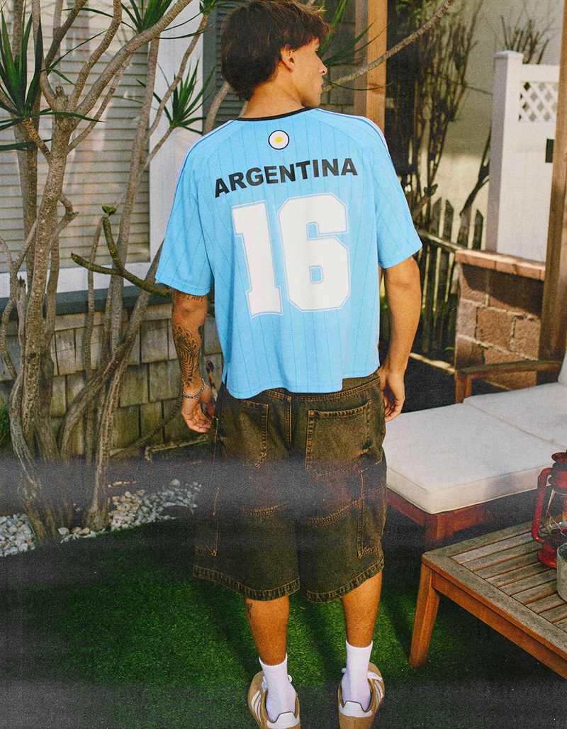RSQ Mens Baggy Cargo Jorts image number 2