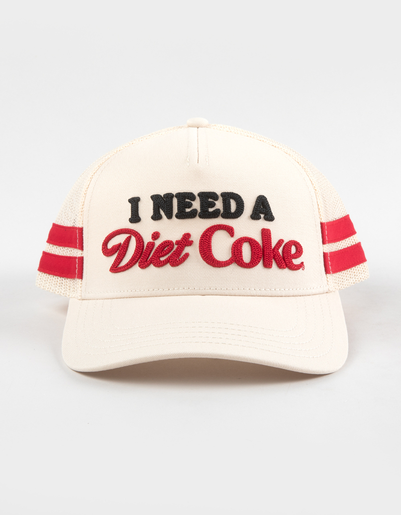 AMERICAN NEEDLE I Need A Diet Coke Womens Trucker Hat image number 1