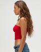 BOZZOLO Lace Trim Womens Tube Top image number 3