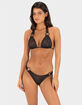 HURLEY Flower Crochet Ring Triangle Bikini Top image number 1
