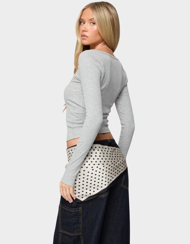 EDIKTED Makenna Scoop Neck Top image number 2