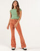 BDG Urban Outfitters Womens Mid Rise Corduroy Flare Pants image number 1