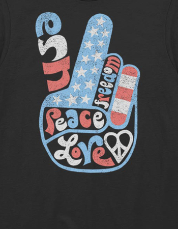 USA Peace Love Unisex Tee Alternative Image