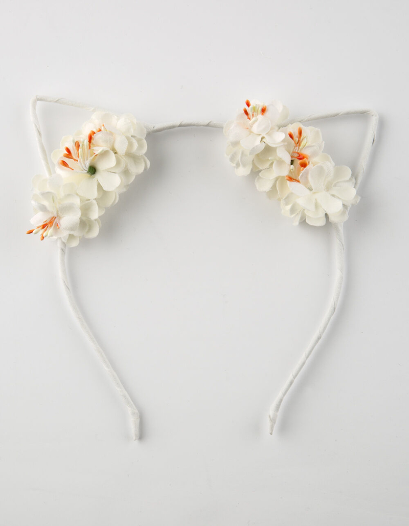 FULL TILT Flower Cat Ears Headband image number 0