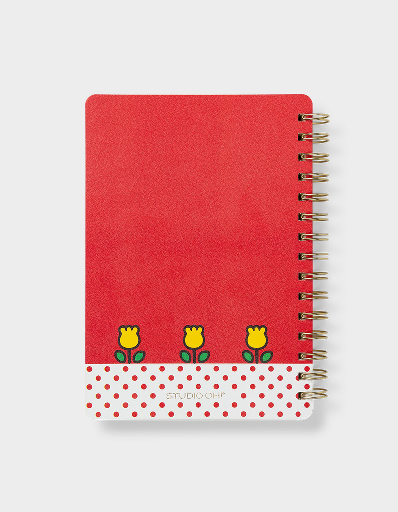STUDIO OH! x Sanrio Retro Hello Kitty Agatha Notebook with Sticker Sheet image number 1