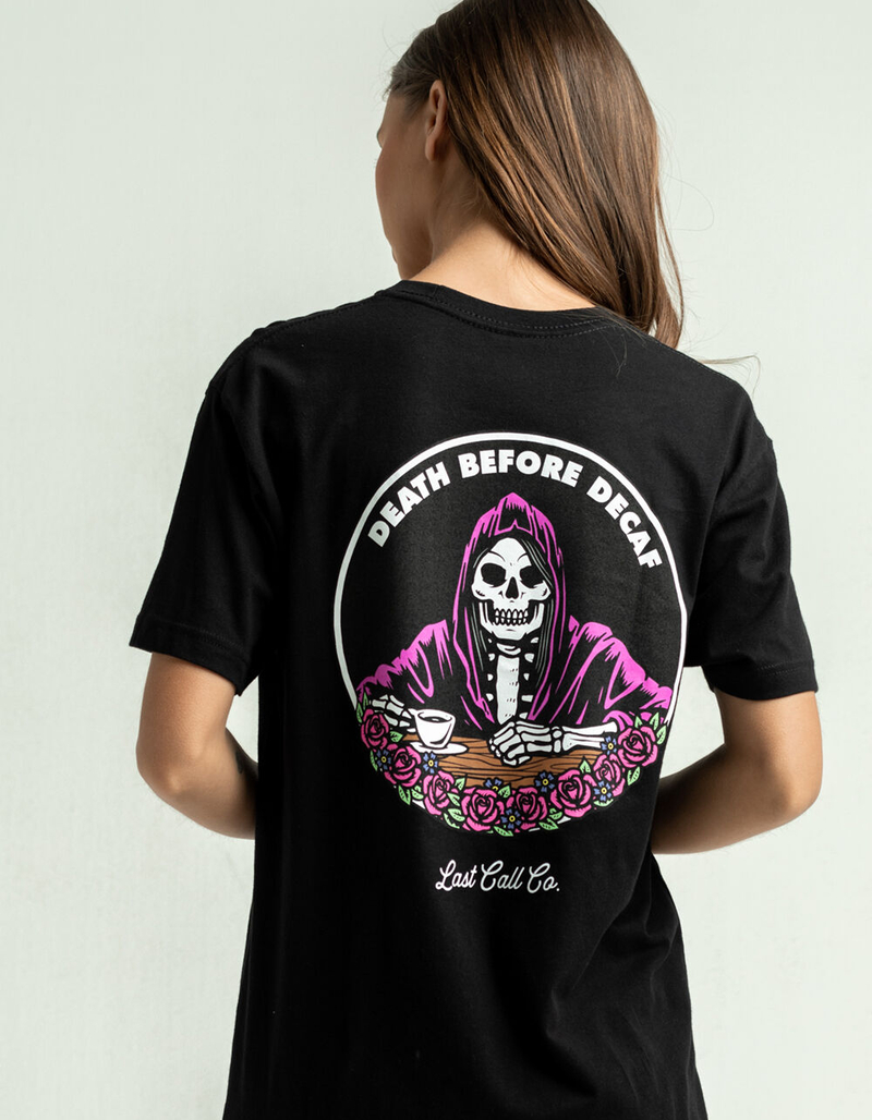 LAST CALL CO. Decaf Womens Oversized Tee image number 0