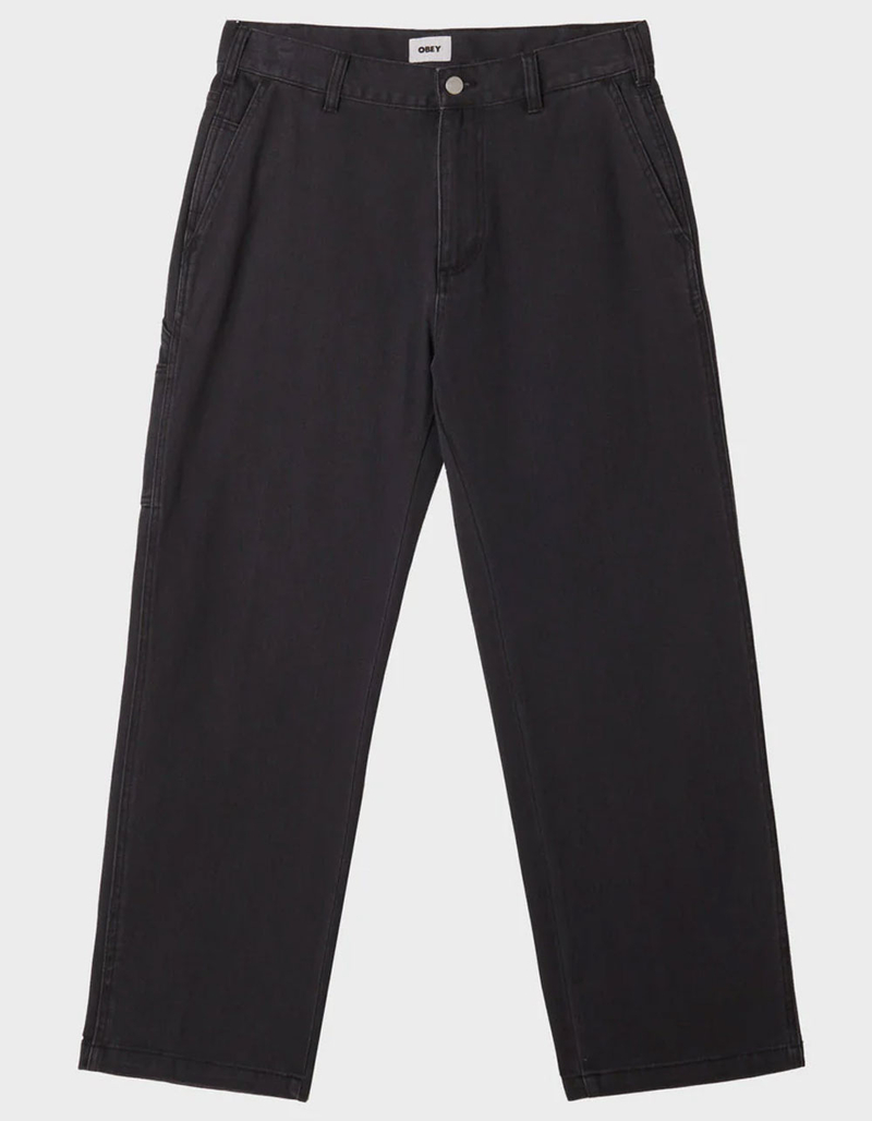OBEY Hard Work Mens Carpenter Jeans image number 0