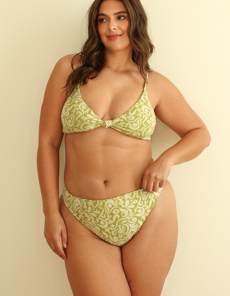 DIPPIN' DAISY'S Zen Knotted Triangle Bikini Top image number 7