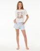 RIP CURL Cosmic Sky Girls Crop Tee image number 3