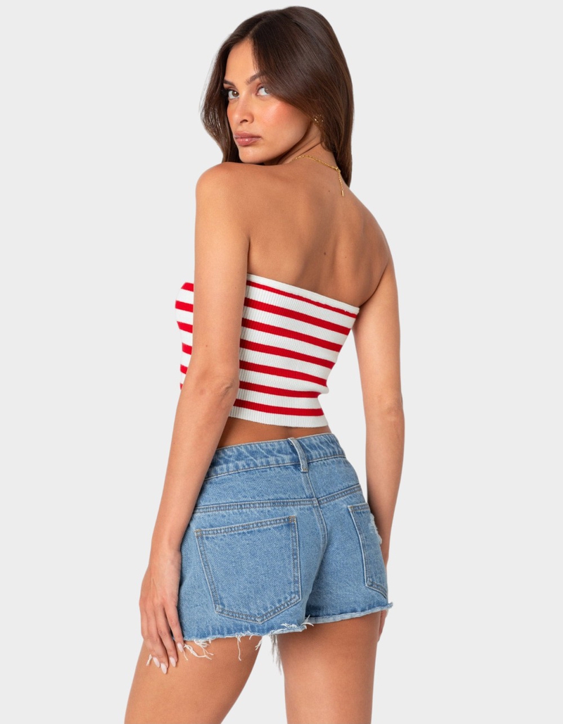 EDIKTED Lexi Ribbed Tube Top image number 4
