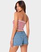 EDIKTED Lexi Ribbed Tube Top image number 5