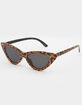 Leopard Cat Eye Sunglasses image number 1