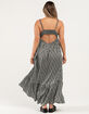 KNOW ONE CARES Ruffle Hem Maxi Dress image number 6