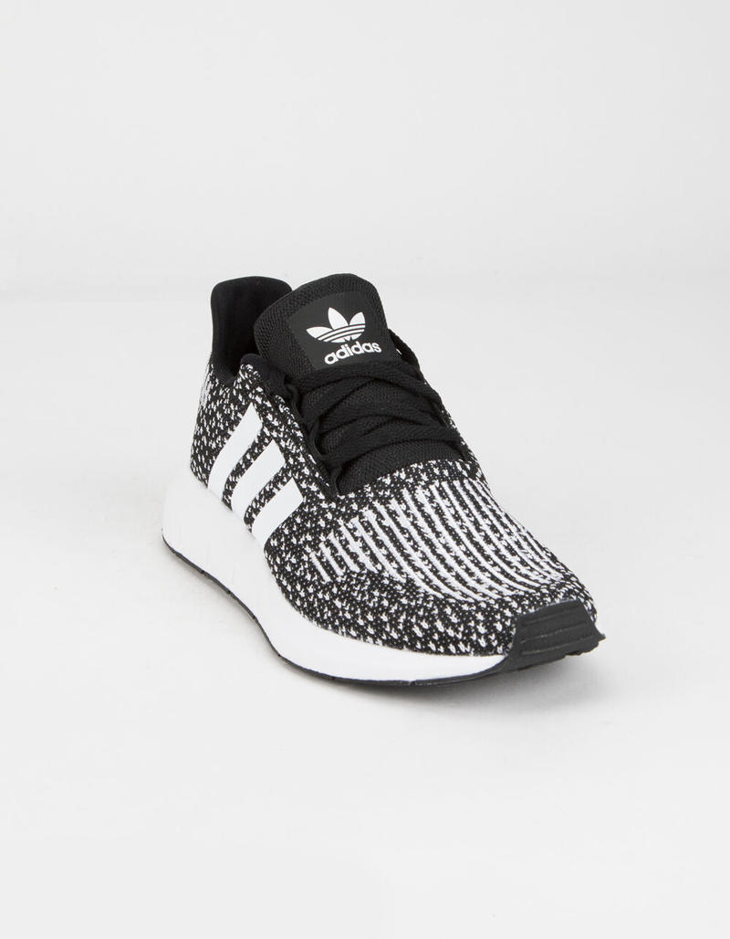 ADIDAS Swift Run Boys Black & White Shoes image number 1