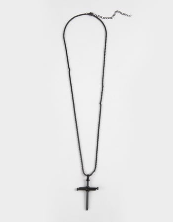 RSQ Cross Pendant Necklace Primary Image