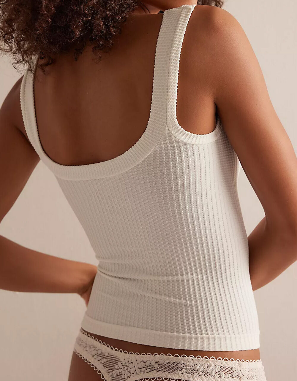 FREE PEOPLE Clean Slate Womens Henley Tank Top - IVORY | Tillys
