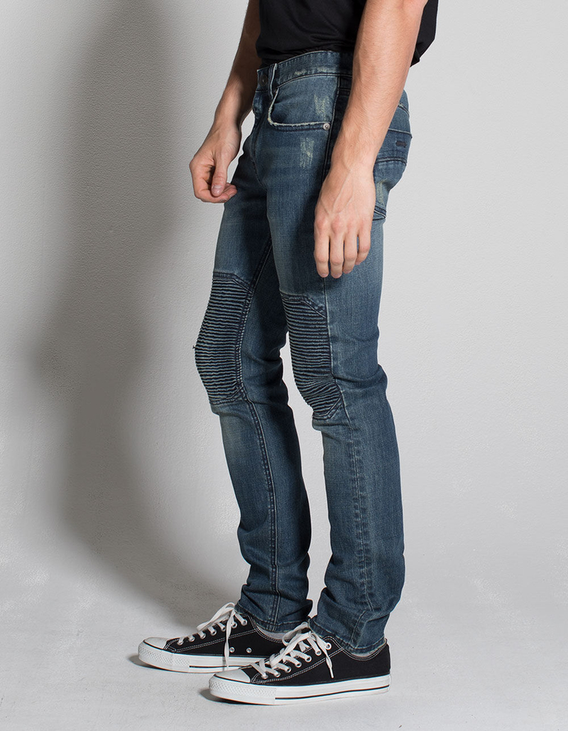 RSQ London Moto Mens Skinny Jeans image number 2
