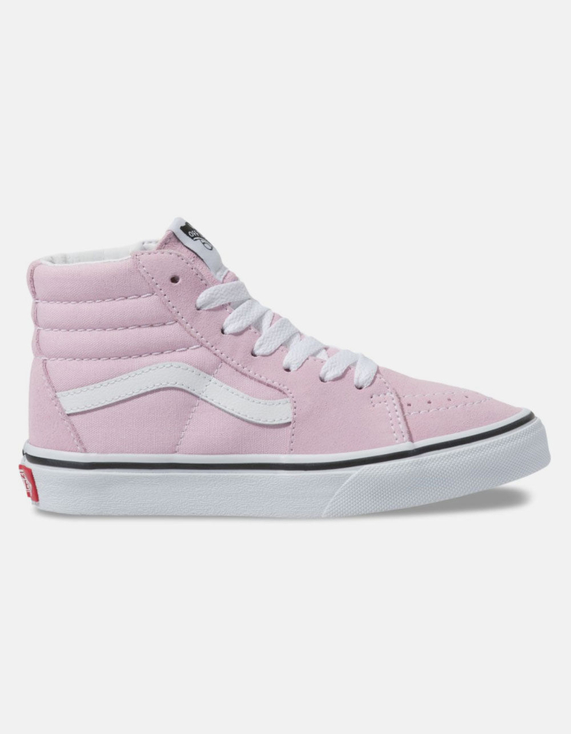 VANS Sk8-Hi Lilac Snow & True White Girls Shoes image number 0