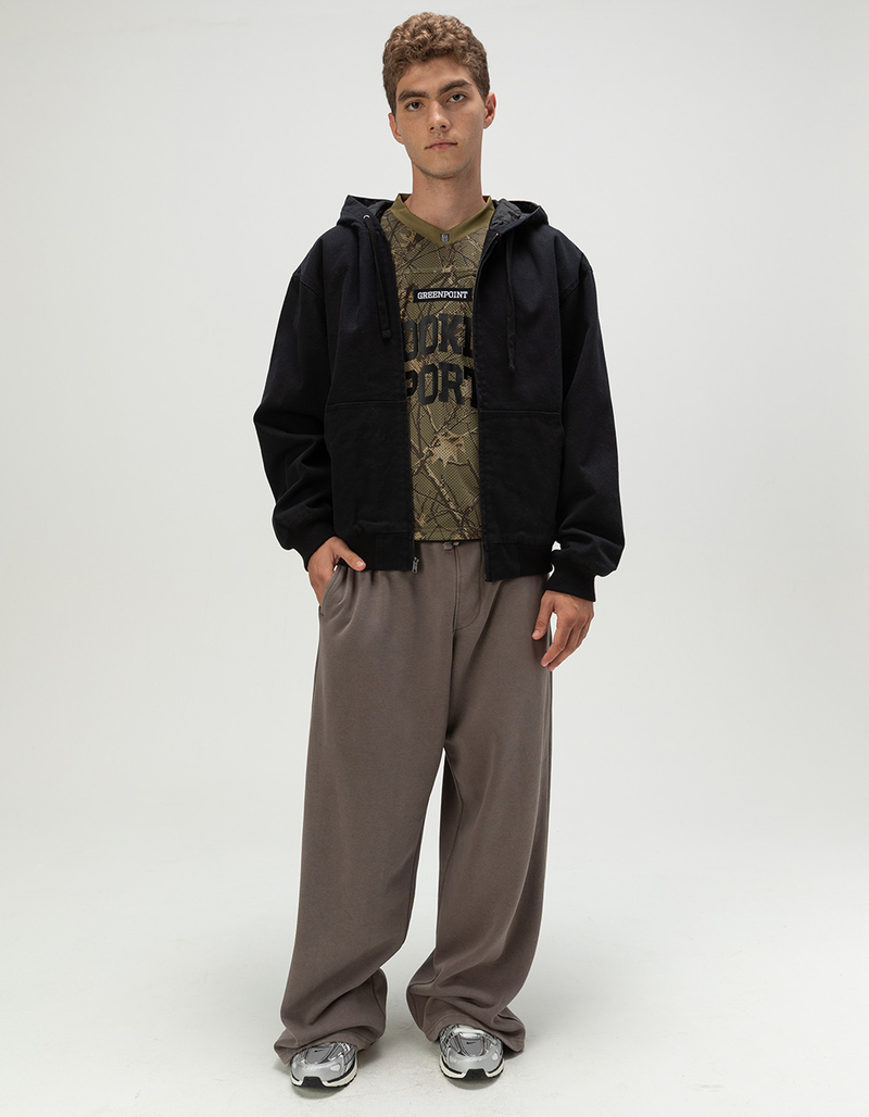 RSQ Mens Oversized Hooded Twill Jacket image number 5