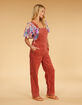 BILLABONG x Salty Blonde One Of A Kind Womens Corduroy Overalls image number 4
