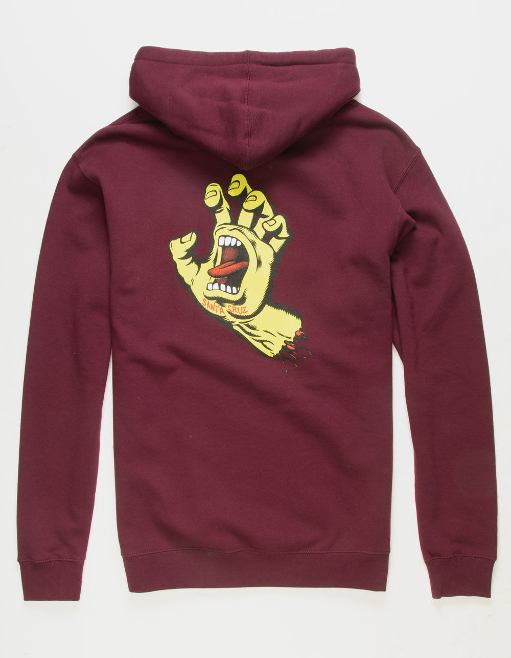 SANTA CRUZ Screaming Hand Mens Hoodie - MAROON | Tillys