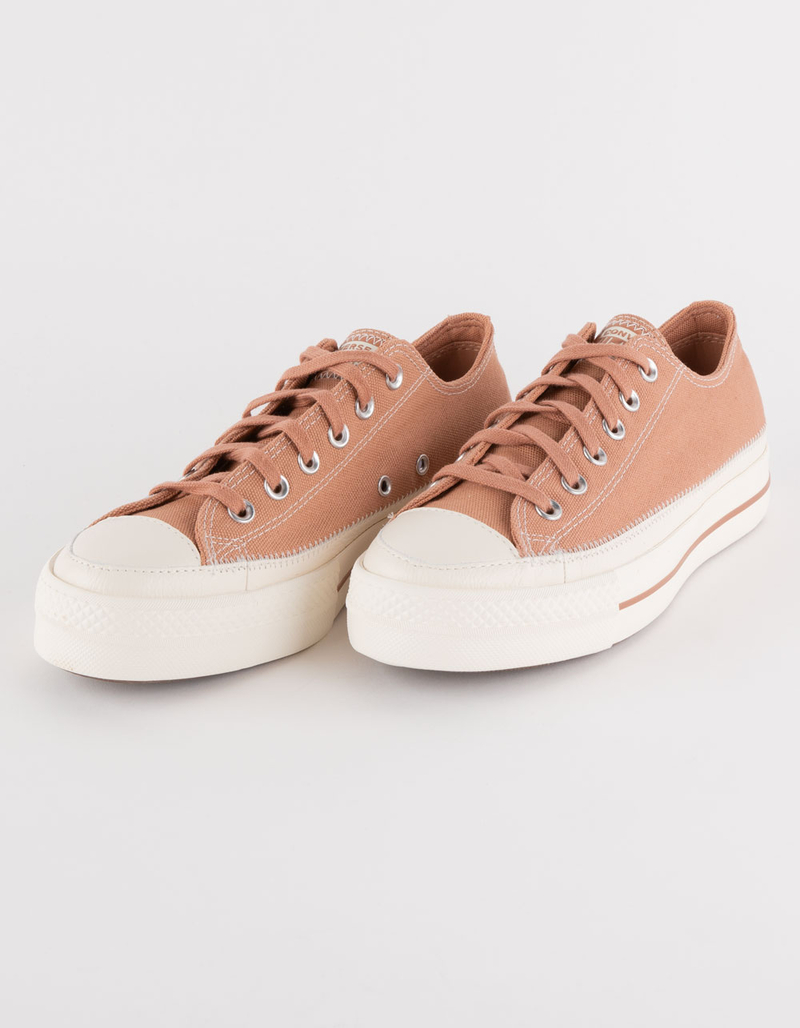 CONVERSE Chuck Taylor All Star Lift Platform Stitching Womens Low Top Shoes image number 1