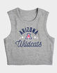 THE UNIVERSITY OF ARIZONA Wildcats Womens Cropped Tank Top image number 4