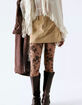 FREE PEOPLE Flocked Floral Womens Tights image number 3
