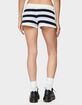 EDIKTED Amaris Striped Knit Shorts image number 3