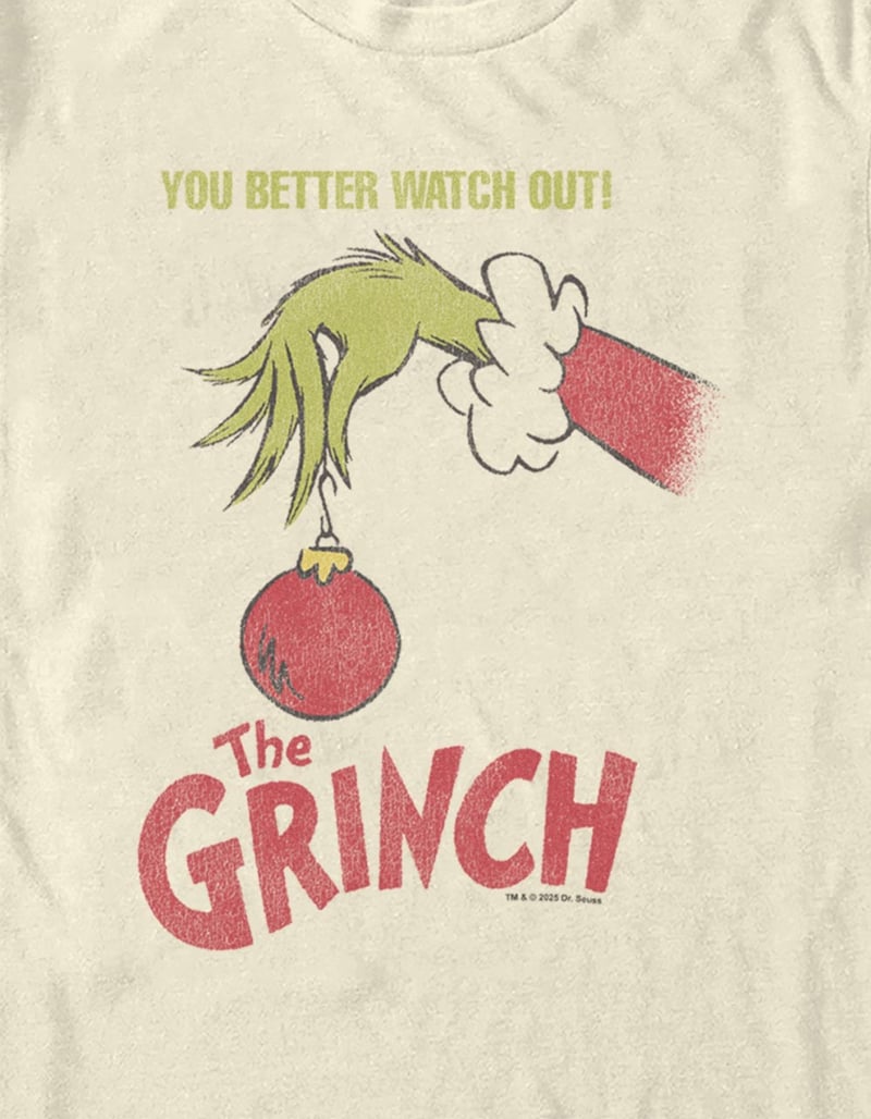 DR. SEUSS Grinch Better Watch Out Unisex Tee image number 1