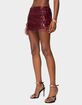 EDIKTED Dalis Fringed Sequin Mini Skirt image number 2
