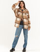 RSQ Plaid Womens Shacket image number 9