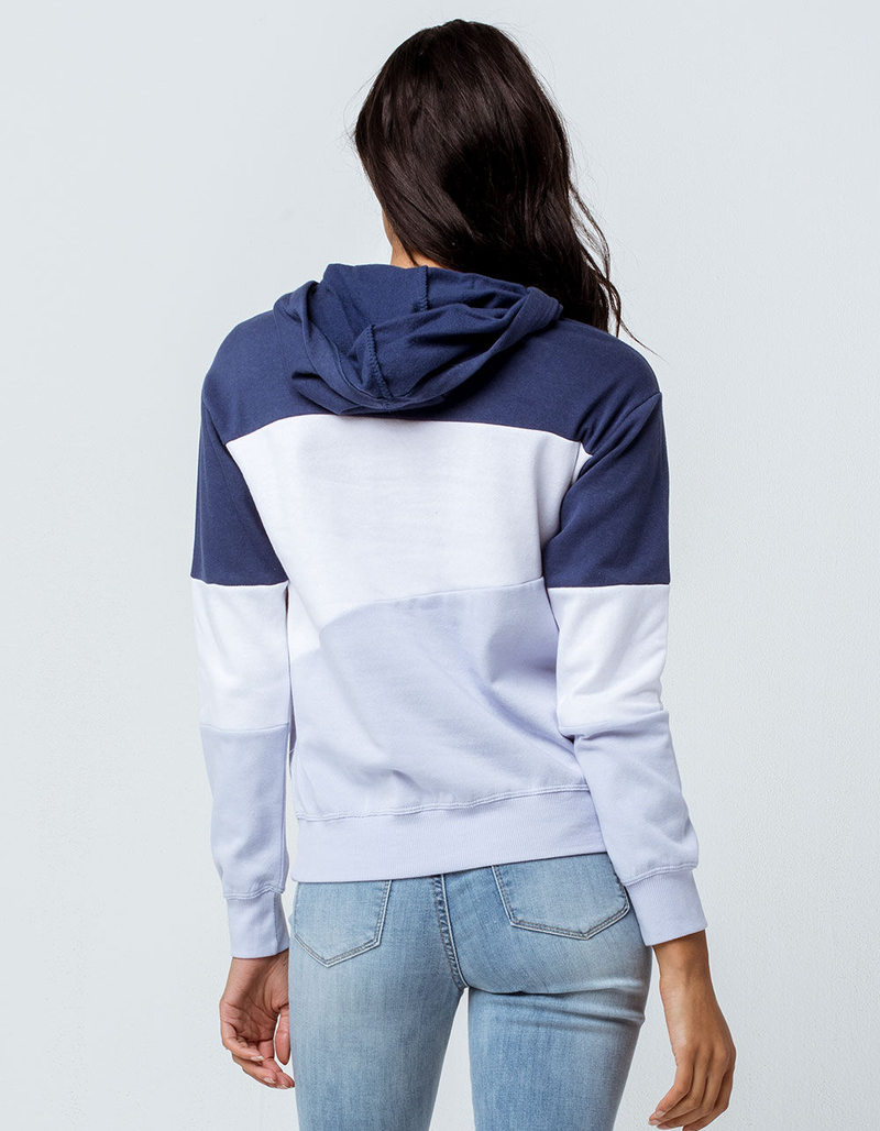 FULL TILT Color Block Blue Womens Hoodie image number 2
