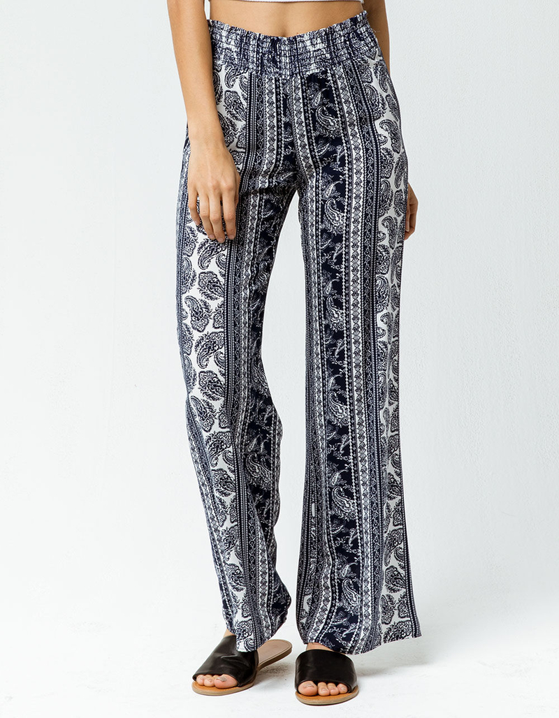 SKY AND SPARROW Linear Womens Wide Leg Pants image number 1