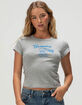 RSQ Womens Game Day Baby Tee image number 1