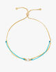 PURA VIDA Dainty String & Chain Slider Bracelet image number 1